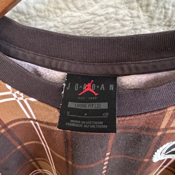 Jordan Flight Crop Sweatshirt Woman's Small - Picture 2 of 6